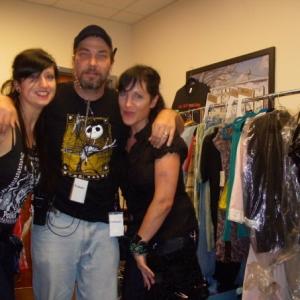 Jude S Walko in Austin Texas USA pictured with the Wardrobe Department for Circle of Pain and Beatdown