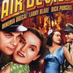 Larry J Blake Mamo Clark Dick Purcell and Beryl Wallace in Air Devils 1938