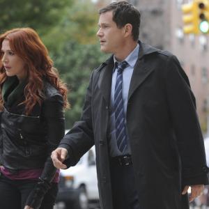Still of Poppy Montgomery and Dylan Walsh in Unforgettable (2011)
