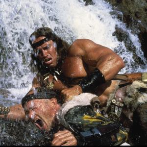 Still of Arnold Schwarzenegger and Tracey Walter in Conan the Destroyer (1984)