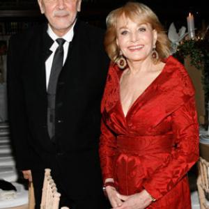 Frank Langella and Barbara Walters