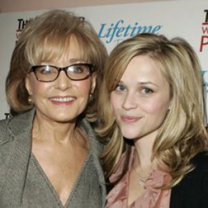 Reese Witherspoon and Barbara Walters