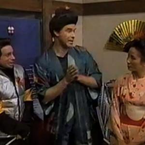 Still of Chris Kattan Will Ferrell and Linda Wang in Saturday Night Live