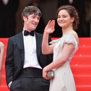 Barry Ward and Aisling Franciosi at event of Jimmys Hall 2014