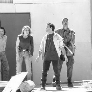 Still of Helen Shaver Chris Gartin Michael Gross and Fred Ward in Tremors II Aftershocks 1996