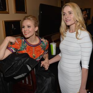Kristen Bell and Amanda Noret at event of Veronica Mars 2014