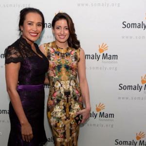 NEW YORKNY January 17th LR Somaly Mam Bree Michael Warner attend the Brave is Beautiful Event Benefiting Somaly Mam Foundation at Hudson Terence on January 17th 2013 in New York New York