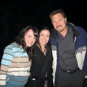 Greg Evigan Bree Michael Warner  Kaila Amariah on the set of Truth About Layla