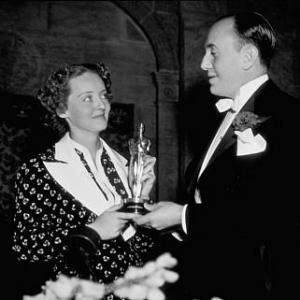 Academy Awards 8th Annual Bette Davis and Jack Warner