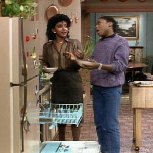 Still of Phylicia Rashad and MalcolmJamal Warner in The Cosby Show 1984