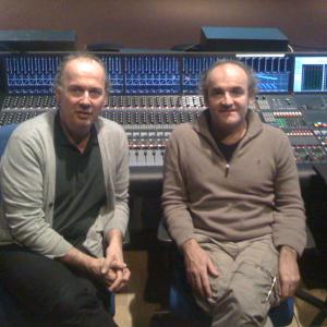 Peter Warnier and Bruno Tarriere mixing at cinephase Paris RU There nov 09