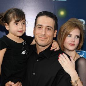Fringe Series Premiere Party Kiersten Warren Husband Kirk Acevedo and daughter Scarlett James Acevedo