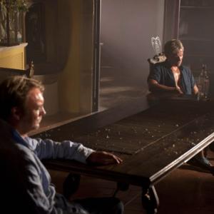 Still of Philip Glenister and Marc Warren in Mad Dogs 2011