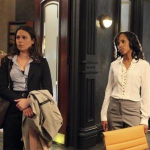 Still of Kerry Washington and Katie Lowes in Scandal 2012