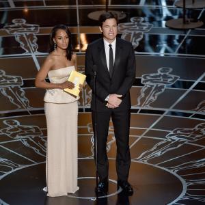 Jason Bateman and Kerry Washington at event of The Oscars (2015)