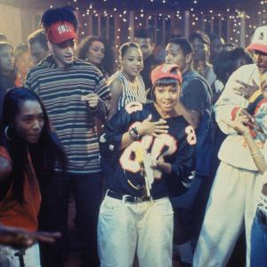 Still of Rozonda 'Chilli' Thomas, Lisa 'Left Eye' Lopes, Christopher Martin, Christopher Reid and Tionne 'T-Boz' Watkins in House Party 3 (1994)