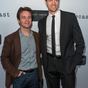Craig Watkinson with directorstar Matt Kohler at the Typecast premiere in Los Angeles