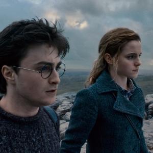 Still of Daniel Radcliffe and Emma Watson in Haris Poteris ir mirties relikvijos 1 dalis 2010