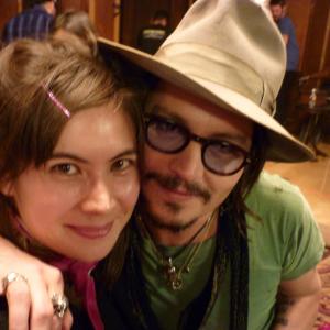 Dina Waxman & Johnny Depp