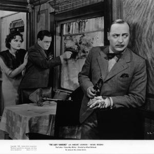 Still of Basil Radford Linden Travers and Naunton Wayne in The Lady Vanishes 1938