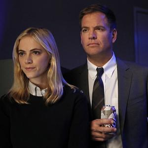 Still of Michael Weatherly and Emily Wickersham in NCIS Naval Criminal Investigative Service 2003