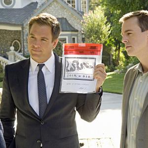 Still of Sean Murray and Michael Weatherly in NCIS: Naval Criminal Investigative Service (2003)