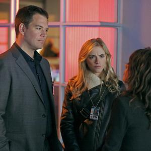 Still of Michael Weatherly and Emily Wickersham in NCIS: Naval Criminal Investigative Service (2003)