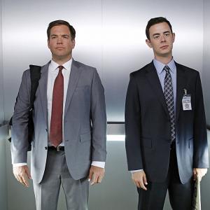 Still of Colin Hanks and Michael Weatherly in NCIS: Naval Criminal Investigative Service (2003)
