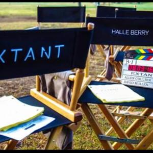 EXTANT tv series w Steven Spielberg  CBS created by client Mickey Fisher  day 1 of pilot production! Jan 2014