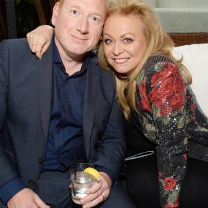 Adrian Scarborough and Jacki Weaver at event of Blunt Talk 2015