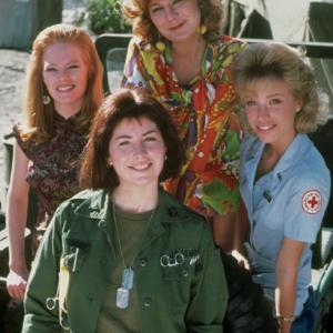 Still of Dana Delany, Marg Helgenberger, Chloe Webb and Nan Woods in China Beach (1988)