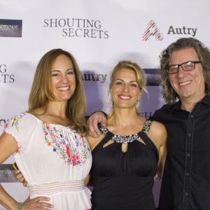 With director Korinna Sehringer and co-composer Lisbeth Scott at the SHOUTING SECRETS premiere in Los Angeles, September 2014.