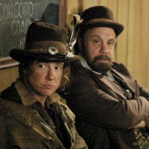 Still of Dayton Callie and Robin Weigert in Deadwood (2004)
