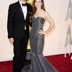 Edward Norton and Shauna Robertson at event of The Oscars (2015)