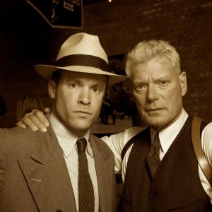With Stephen Lang on the set of Michael Manns Public Enemies