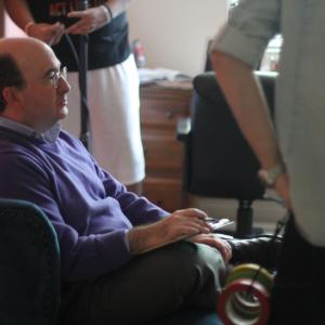 David Weisenberg on set for All of Me