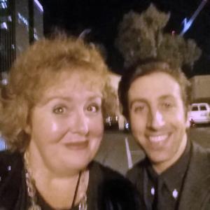 Tracy Weisert  BIG BANGs Simon Helberg at the Hollywood Film Awards November 14 2014 He is such a nice person!