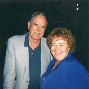John Cleese & Tracy Weisert. We worked together on Columbia's SILVERADO in Santa Fe in 1984. This was taken in Beverly Hills at the WGA in 2008.