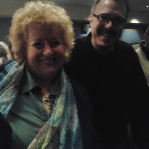 Tracy Weisert & BREAKING BAD creator Vince Gilligan at WGA December 3, 2013
