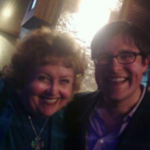 Tracy Weisert with MAD MENs Rich Sommer