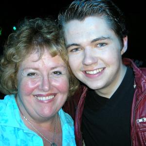 At the TV Academy with GLEE's charming Damian McGinty & Tracy Weisert