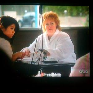 On MODERN FAMILY with Ty Burrell having his spa day with the girls!