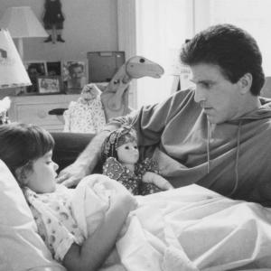Still of Ted Danson and Robin Weisman in 3 Men and a Little Lady 1990