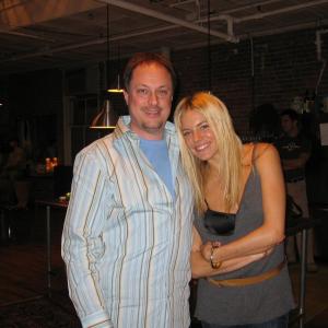 Bruce Weiss & Sienna Miller on the set of Interview