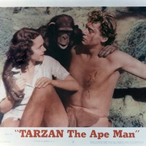 Tarzan the Ape Man Maureen OSullivan Cheetah Johnny Weissmuller 1932 MGM