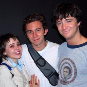 Opening Night of Speech  Debate at The Blank Theatre in Los Angeles September 19 2008 With Mae Whitman and Aaron Himelstein