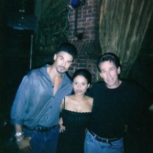 James Wellington with Shemar Moore and Michelle Thomas on The Young and the Restless.