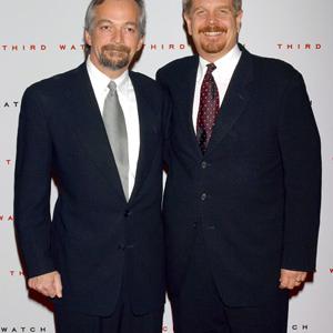 Christopher Chulack and John Wells at event of Third Watch 1999