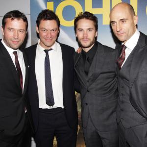 James Purefoy, Mark Strong, Dominic West and Taylor Kitsch at event of Dzonas Karteris (2012)