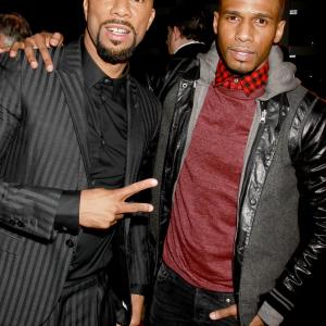 Actors and recording artists Common and Eric West attend the Run All Night New York premiere at AMC Lincoln Square Theater on March 9 2015 in New York City
